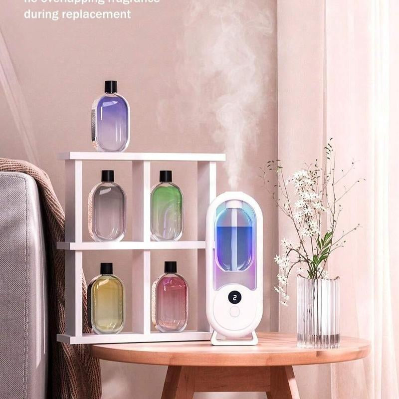 Wall Mounted Air Freshener, 1 Count Plug and Play Automatic Timing Spray Aroma Diffuser, Home Fragrance for Hotel Toilet Deodorant