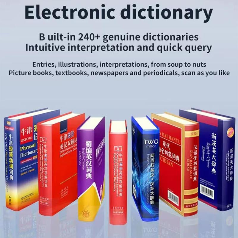 Smart Translation Pen - Perfect Christmas Gift for Students! 2-Way Scanning & Digital Translation, Portable Electronics for Learning