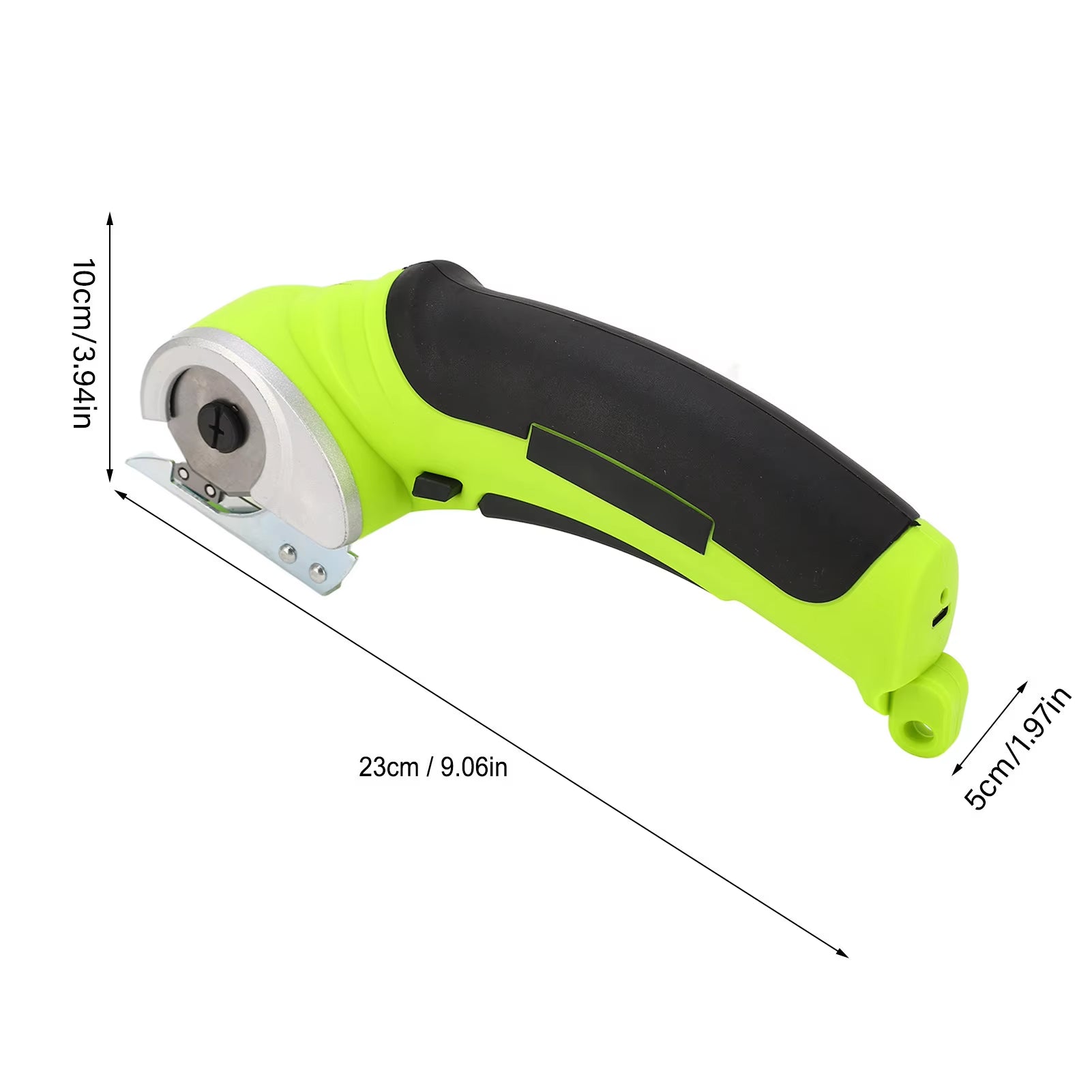 Rechargeable 4.2V Cordless Electric Scissors - Handheld Fabric Cutter for Carpet & Sponge, 240RPM USB Rechargeable Tool