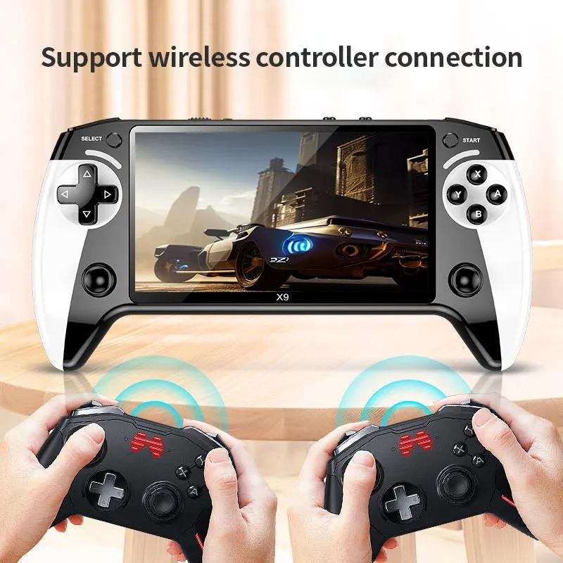 Relive Retro Gaming Magic: 5.5" Portable Handheld Console with 3500 Classic Games, Rechargeable Battery, and Retro Arcade Fun - Perfect Gift for Adult Gamers and Nostalgia Enthusiasts