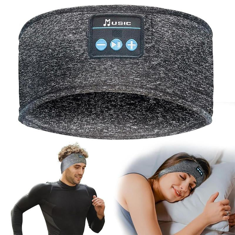 Bluetooth Beanie with LED Flashlight & Cordless Headphones - Perfect Christmas & Birthday Gift for Men, Teens, and Sports Enthusiasts!