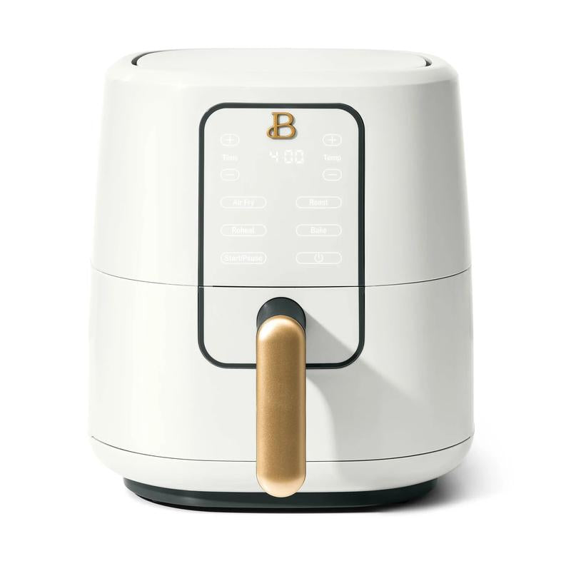 Drew Barrymore 3 Qt Black Sesame Air Fryer with Turbocrisp Technology - Healthy Cooking Made Easy!