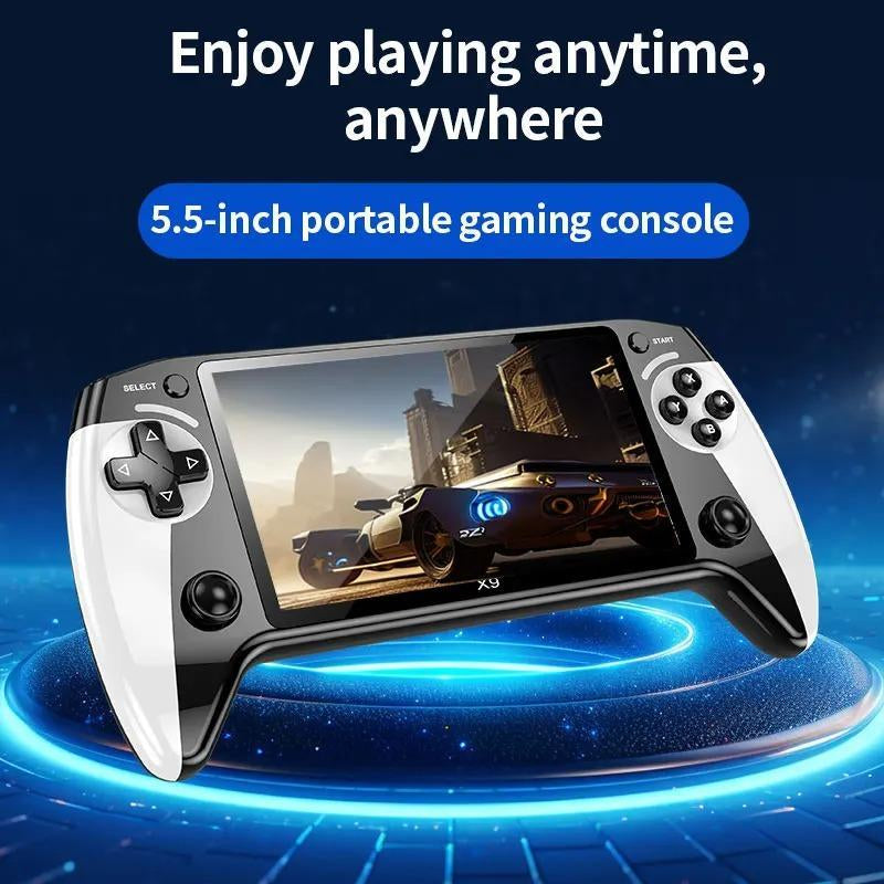 Relive Retro Gaming Magic: 5.5" Portable Handheld Console with 3500 Classic Games, Rechargeable Battery, and Retro Arcade Fun - Perfect Gift for Adult Gamers and Nostalgia Enthusiasts