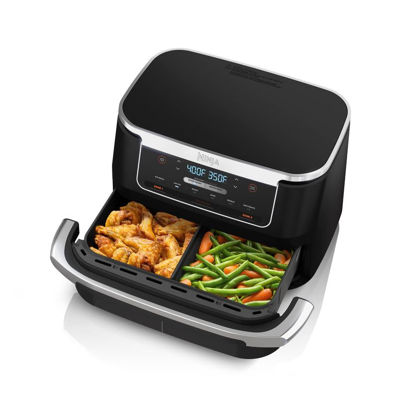 Ninja Foodi DualZone 7-Qt FlexBasket Air Fryer - Ultimate Cooking Versatility!