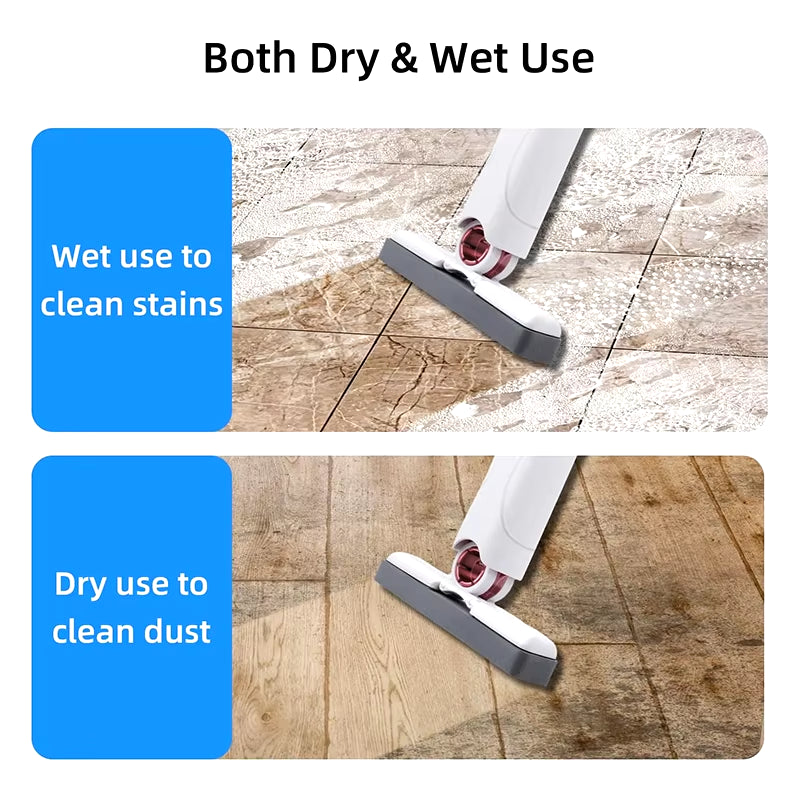 SqueezeClean: Portable Mini Mop for Wet & Dry Cleaning