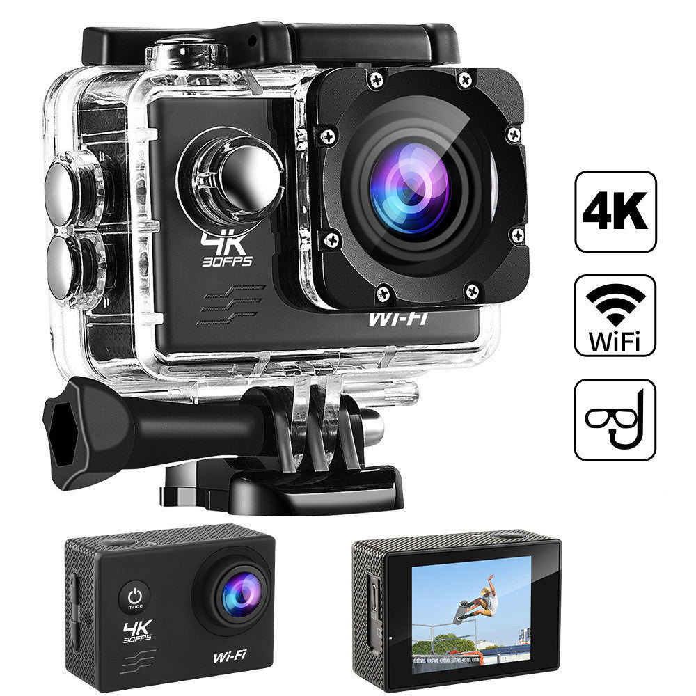 4K Waterproof Action Camera - Perfect for Outdoor Sports and Diving Adventures!