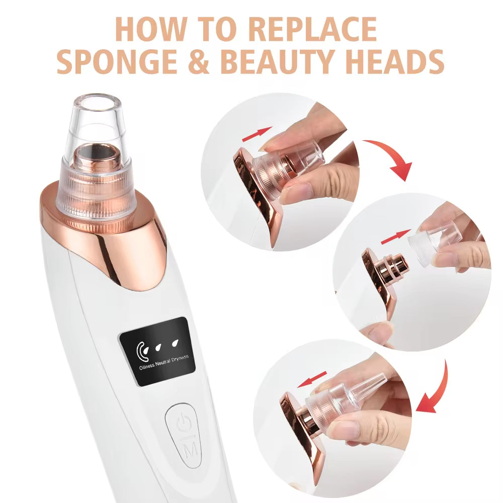 Ultimate Electric Blackhead Remover Vacuum - Deep Cleanse & Clear Pores for Radiant Skin