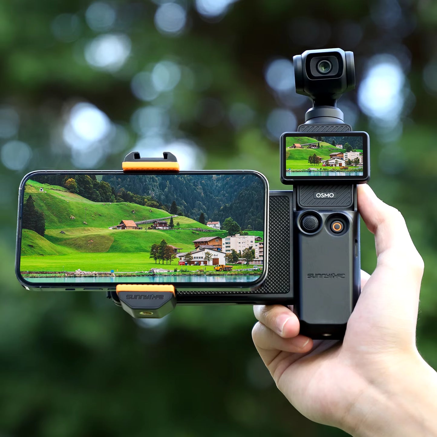 Universal Phone Holder Expansion Bracket for Osmo Pocket 3 - Enhance Your Handheld Camera Experience!