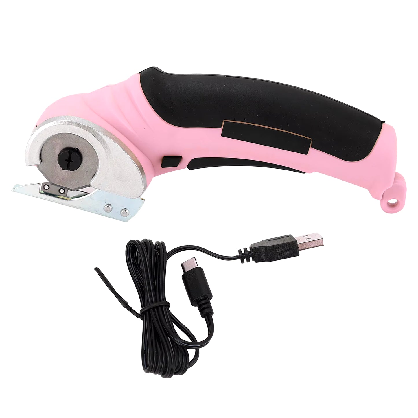 Rechargeable 4.2V Cordless Electric Scissors - Handheld Fabric Cutter for Carpet & Sponge, 240RPM USB Rechargeable Tool