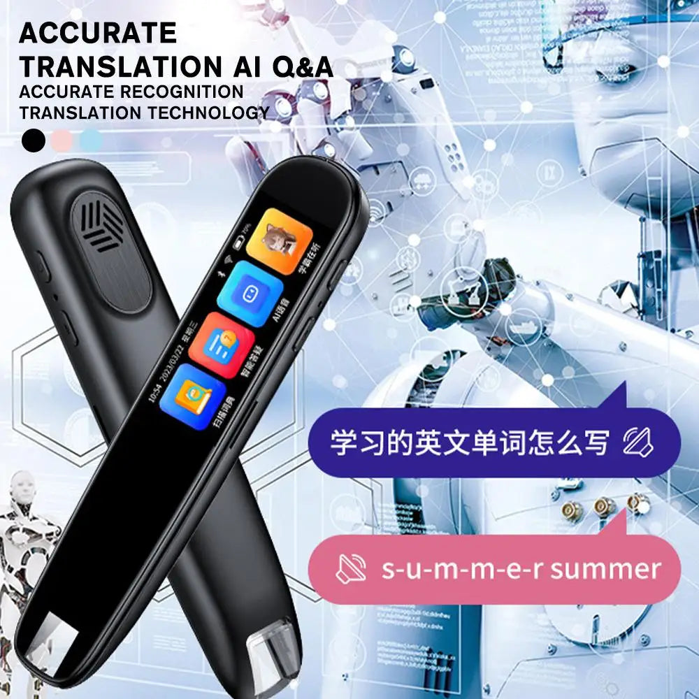 Ultimate 112-Language Offline Translation Pen - Instant Smart Voice & Scanning Marker for High-Quality Communication