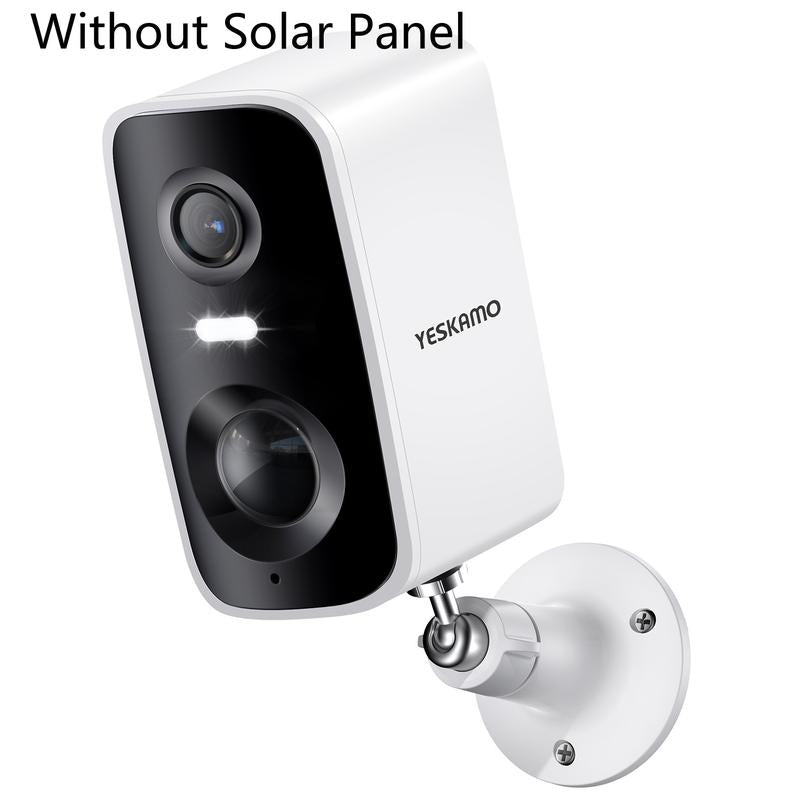 Revolutionary Solar Security Camera - Wireless Outdoor Surveillance with Color Night Vision, Rechargeable Battery, and Cloud Storage!