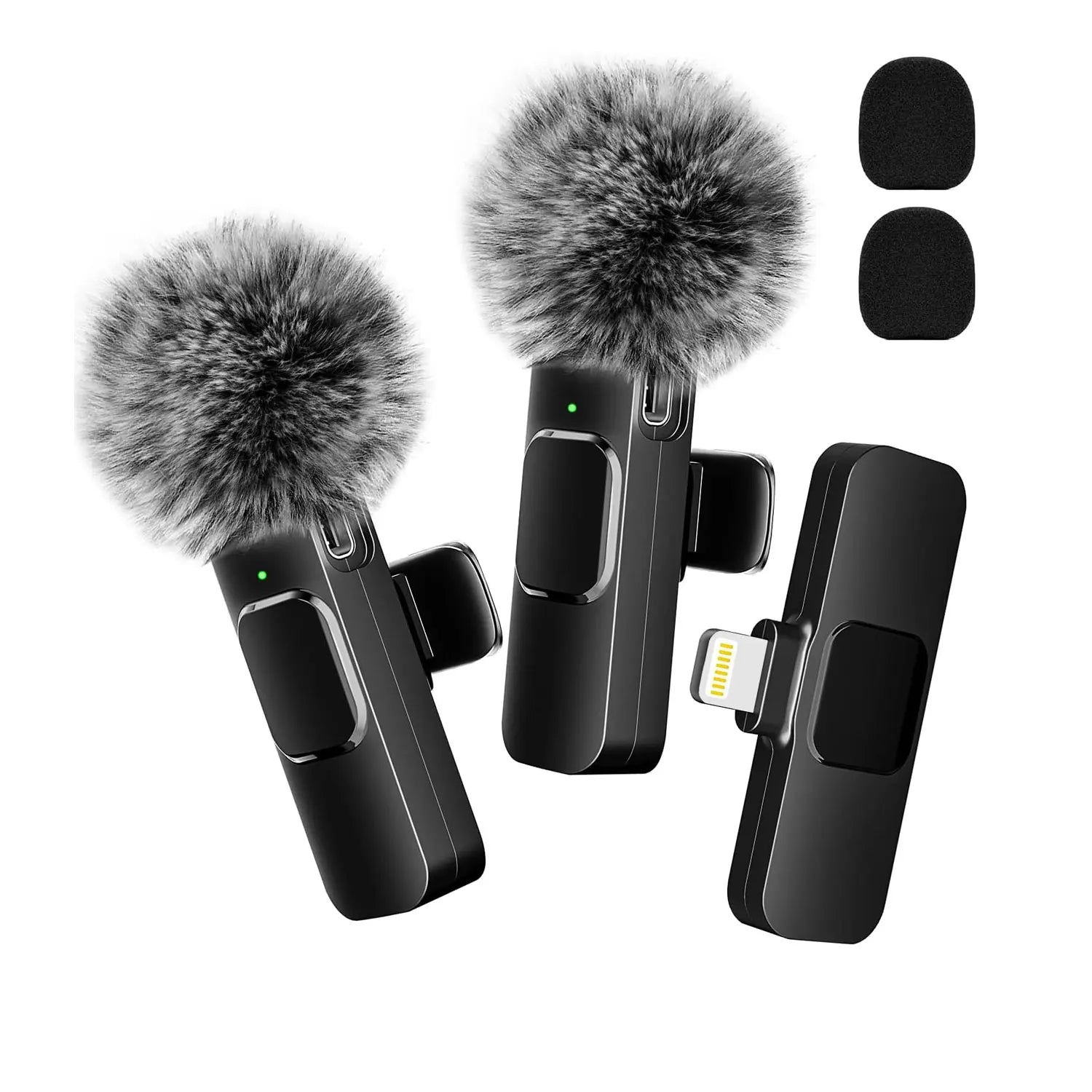 Ultimate Wireless Lavalier Microphone for iPhone, Android, and Laptops - Perfect for Live Streaming, Gaming, and Video Recording!