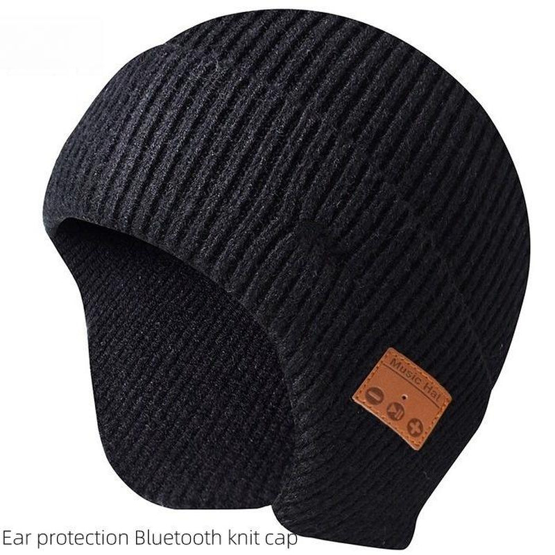 Winter Warmth: Bluetooth Rechargeable Knitted Hat for Music & Calls - Perfect for Sports & Holiday Gifts!