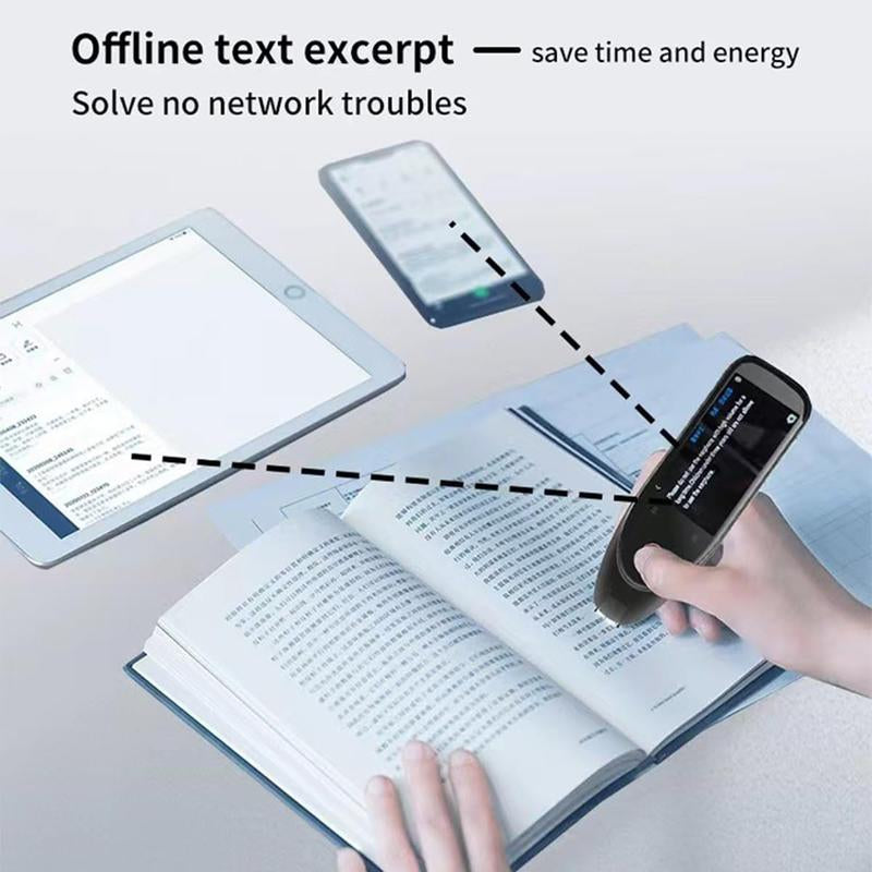 Smart Translation Pen - Perfect Christmas Gift for Students! 2-Way Scanning & Digital Translation, Portable Electronics for Learning