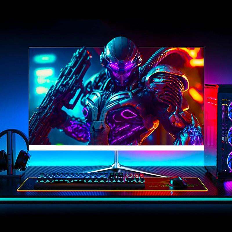 Turbocharge Your Gaming: 24.5" 200Hz FHD Gaming Monitor - Frameless, 100% sRGB, VA Panel, Eye Care, and Wall Mount Ready!