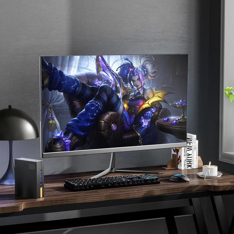 Turbocharge Your Gaming: 24.5" 200Hz FHD Gaming Monitor - Frameless, 100% sRGB, VA Panel, Eye Care, and Wall Mount Ready!