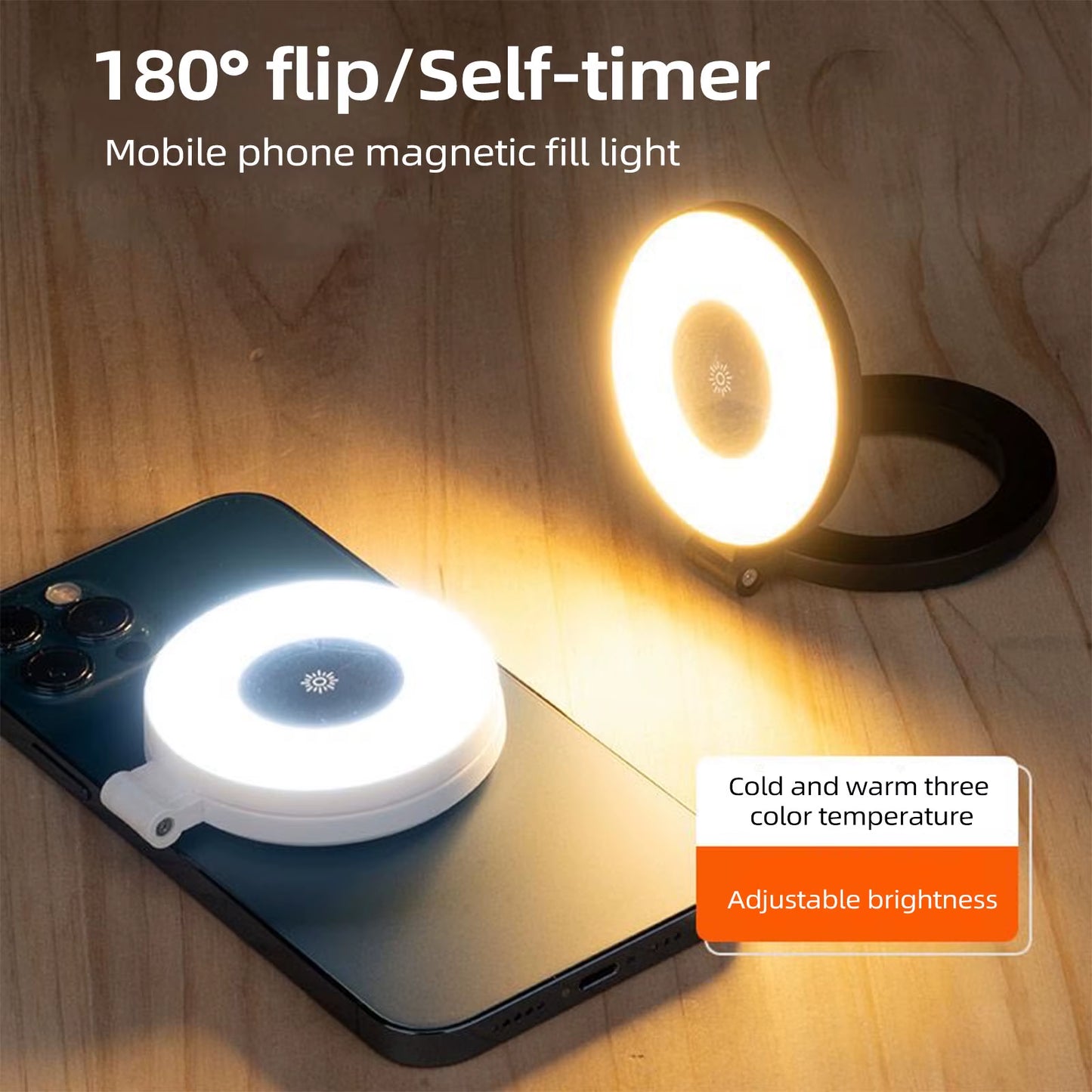 MagiLight: Magnetic Selfie Ring Light for Smartphones