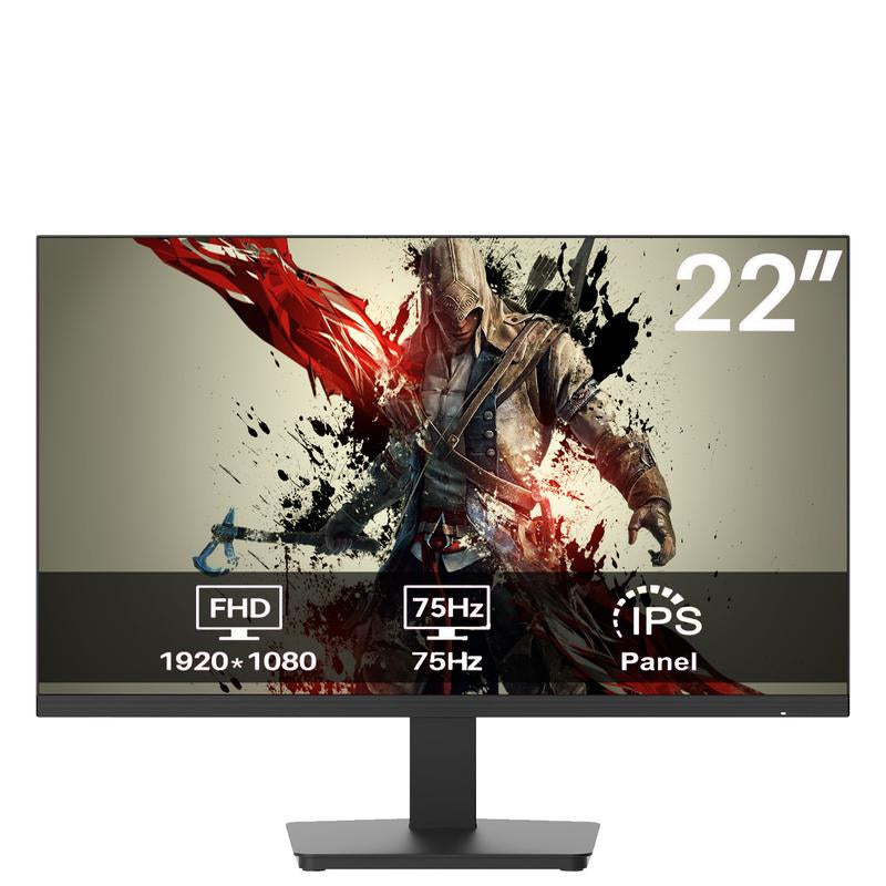 27'' 2K QHD Gaming Monitor - 2560P, 165Hz Refresh, 1Ms Response, Adaptivesync, Dual HDMI & DP1.2, Ultra-Thin Narrow Bezel, Tilt Adjustable Design