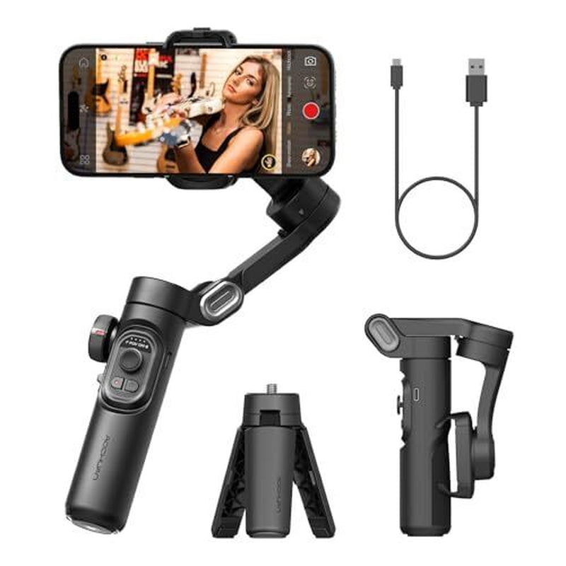 Ultimate 3-Axis Foldable Smartphone Gimbal Stabilizer for Smooth Video & Photography